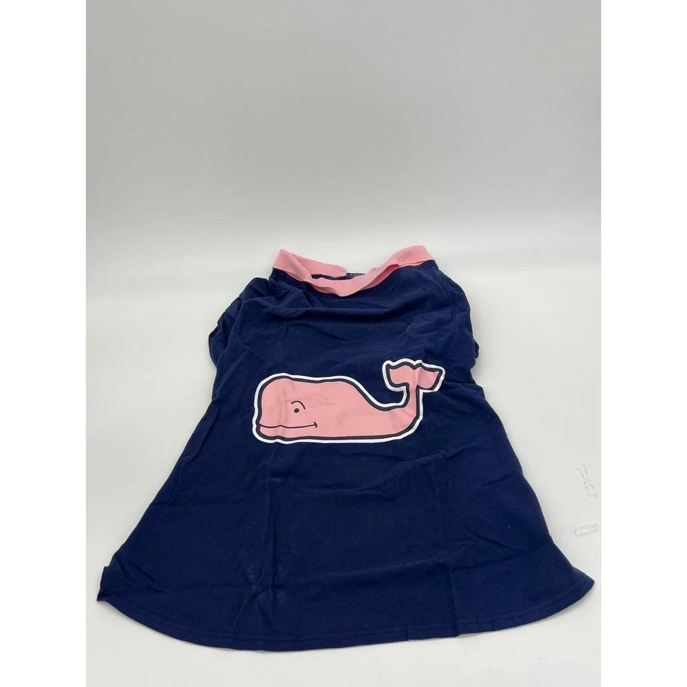 Vineyard Vines Target Navy/Pink Large Dog Pet Shirt NEW‎